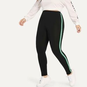 ❕SOLD❕Contrast Tape Leggings